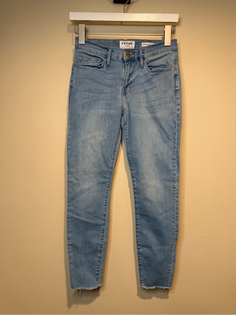 Frame Le Skinny De Jeanne Crop Jerome Wash - Picture 4 of 11